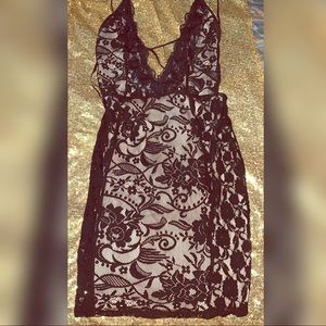 Asos Black Lacey Head Turner